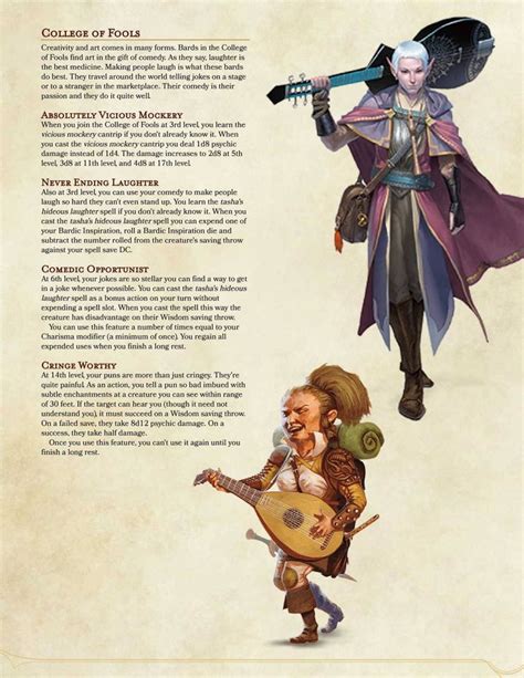 dnd bard subclasses.